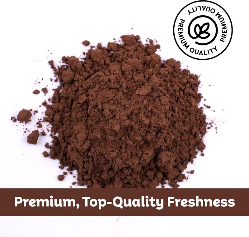 Roots Circle Unsweetened Cocoa Powder - Rich Dark Chocolate Flavor, Perfect for Baking and Smoothies - Bulk 2 Pack of 14oz - Image 3